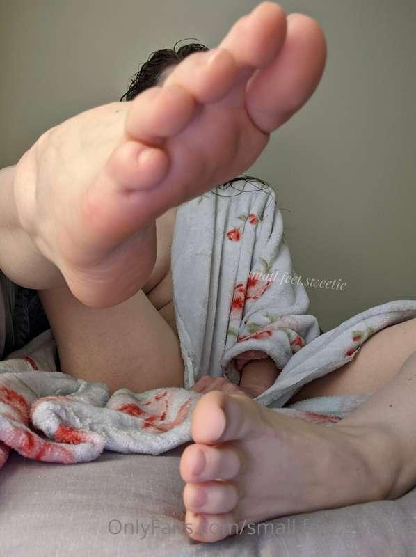 Start at my toes and work your way up!