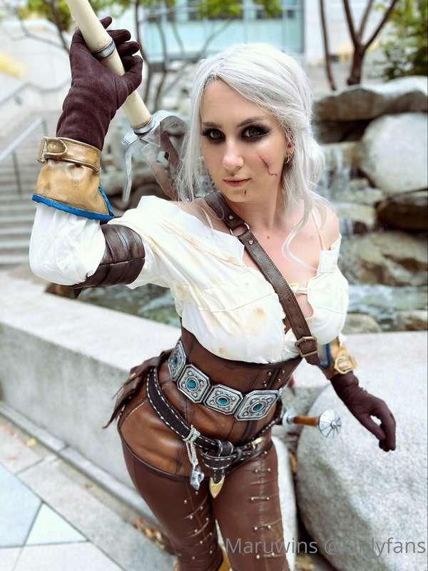 I was Ciri today! Out Witcherin’