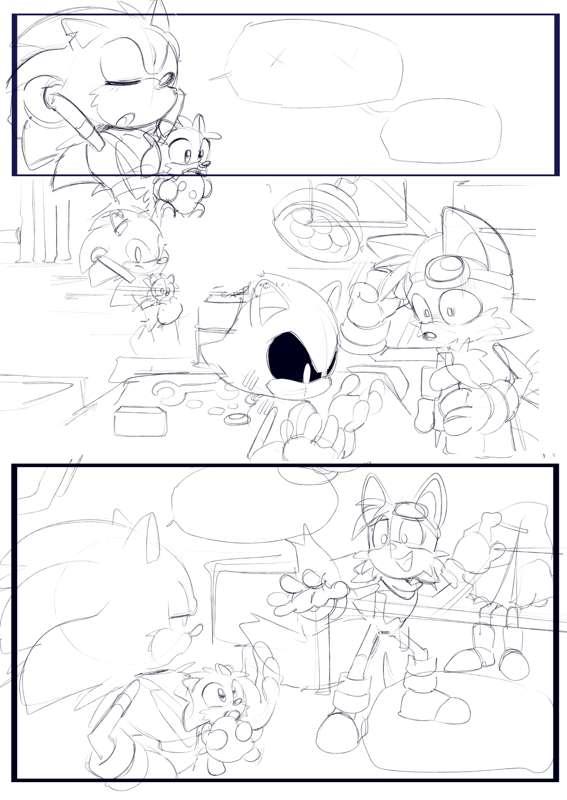 My process!!! Comic TNL No.3