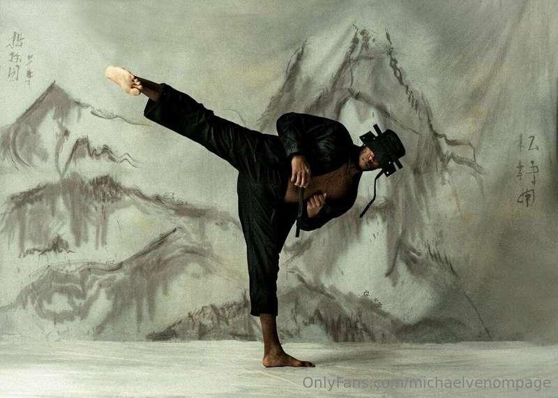 I perfect my side kick to keep people with bad energy far aw..