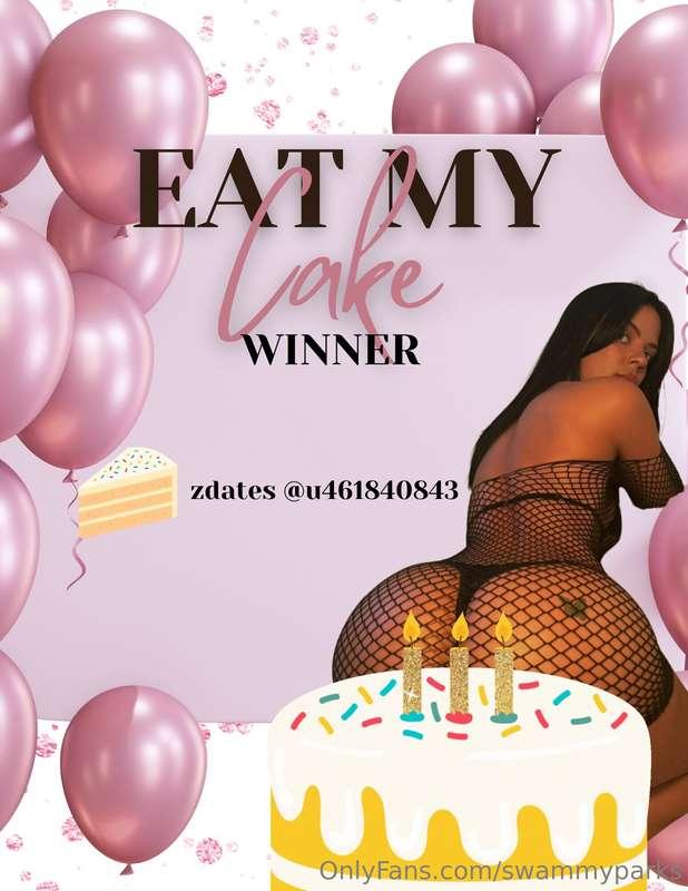 BIRTHDAY WINNER IS.....😈😈😈😈Congrats baby you really had a sw..