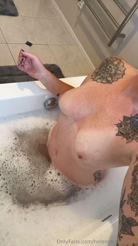 Love a bubble bath 🧼 