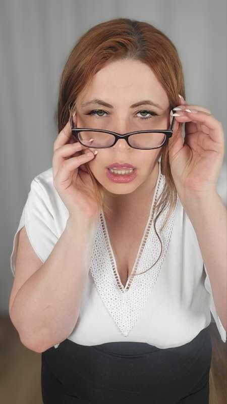 When the librarian goes to work with a vibrator in.
