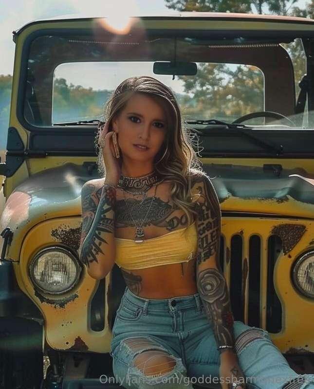 Let’s go for a ride slave, so I can use you in the woods.