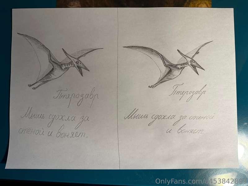 My new drawing with left and right hands🥺