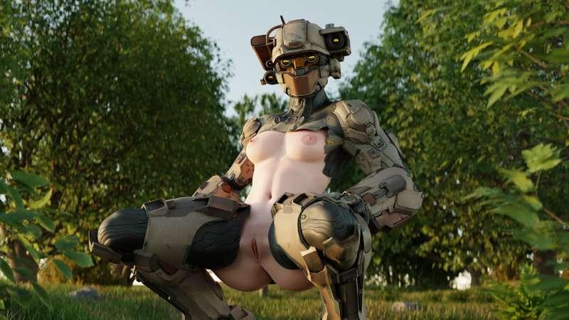 [SCRAPPED ART] [Halo] Linda-058 Chilling outdoors - Nude