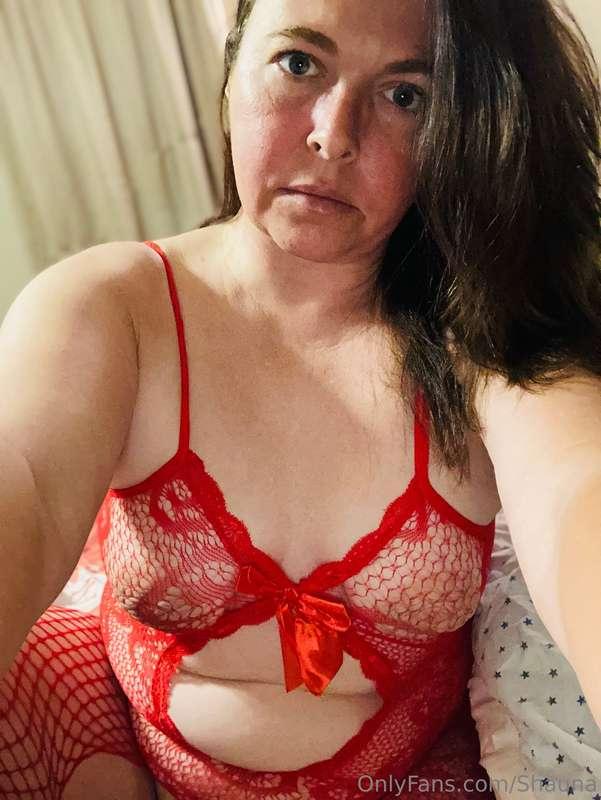 Who wants to see me in my new, sexy , see through red linger..
