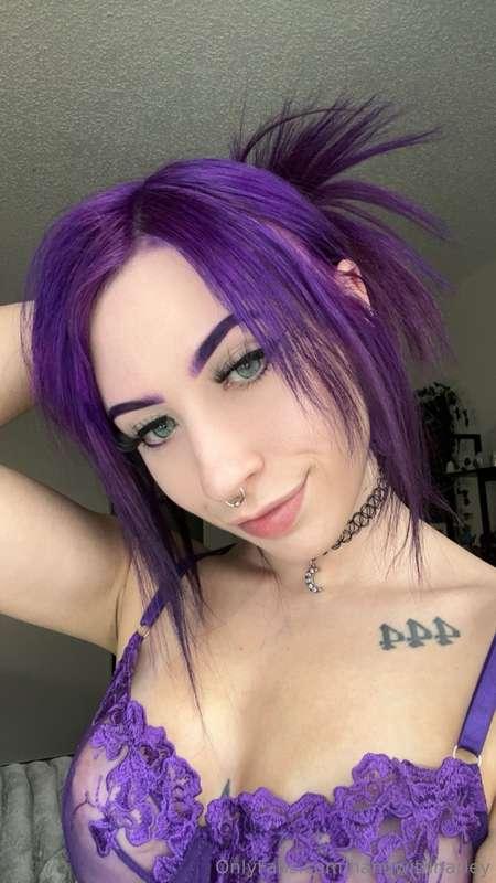 Do you like the purple? 🫣😈