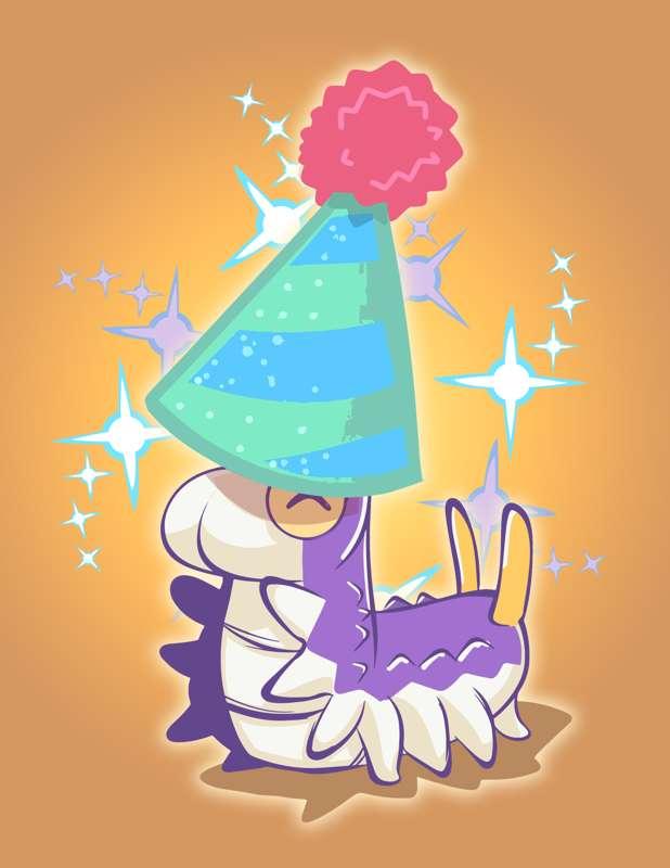 Shiny Party Hat Wurmple Print!