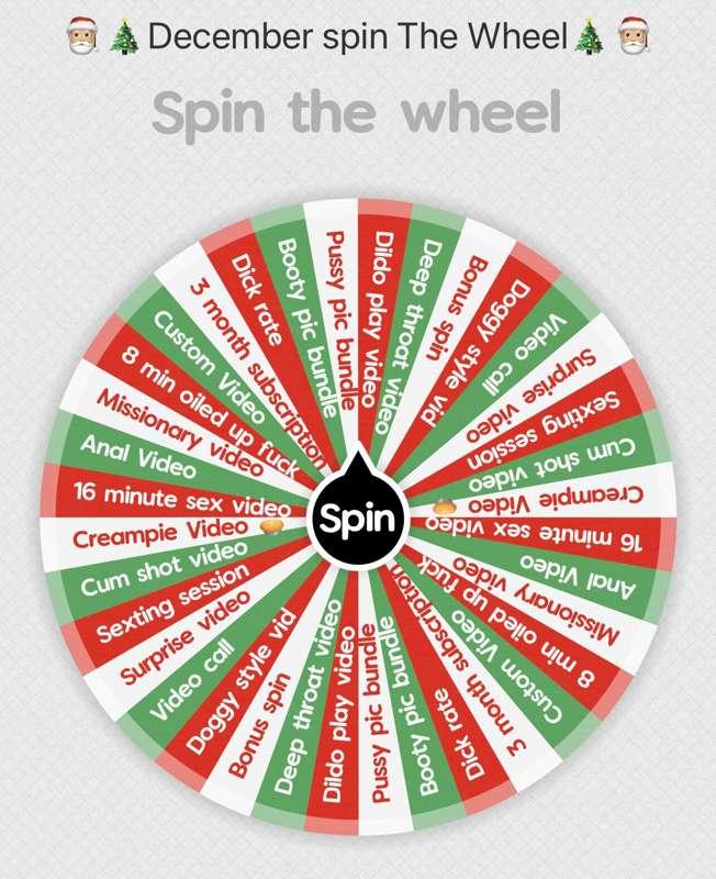 First 5 people to purchase 3 wheel spins will get a pussy pi..