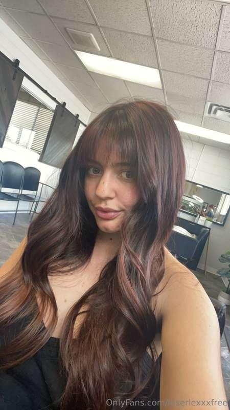 from the hair salon