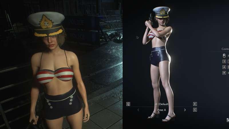 Pinup Captain Outfit