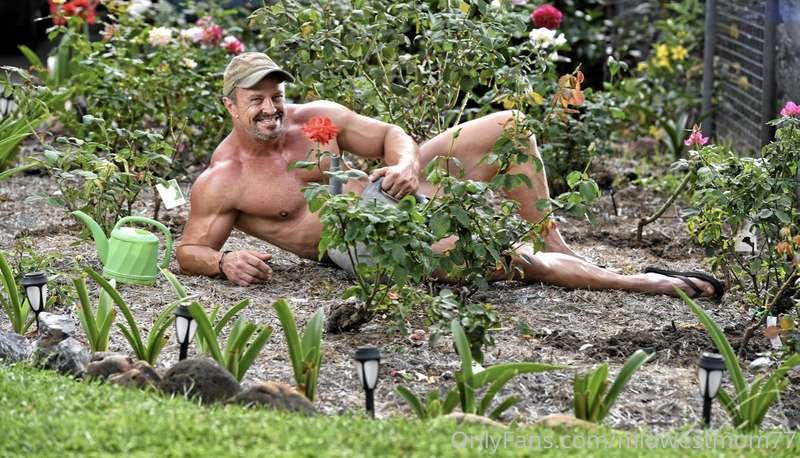 May 1st is world naked gardening day!  I expect to get pics ..
