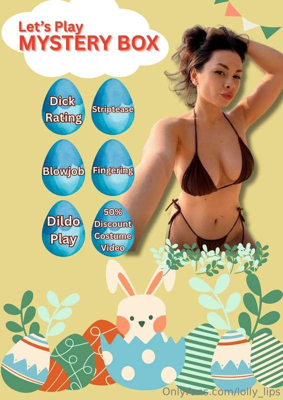 🐰Hey baby! I’ve got a little Easter treat waiting for you — ..