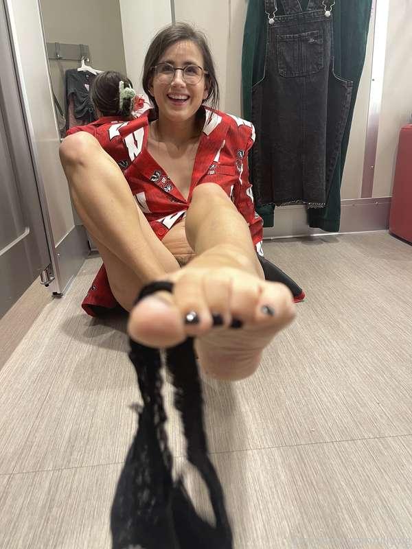 I don't wanna wear these panties anymore, keep them in your ..