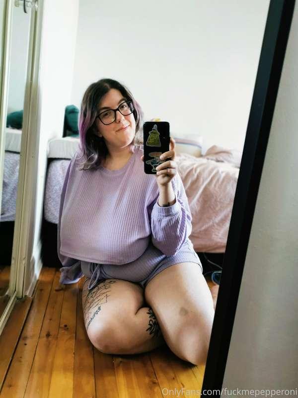 Felt cute in my purple pyjama 💜