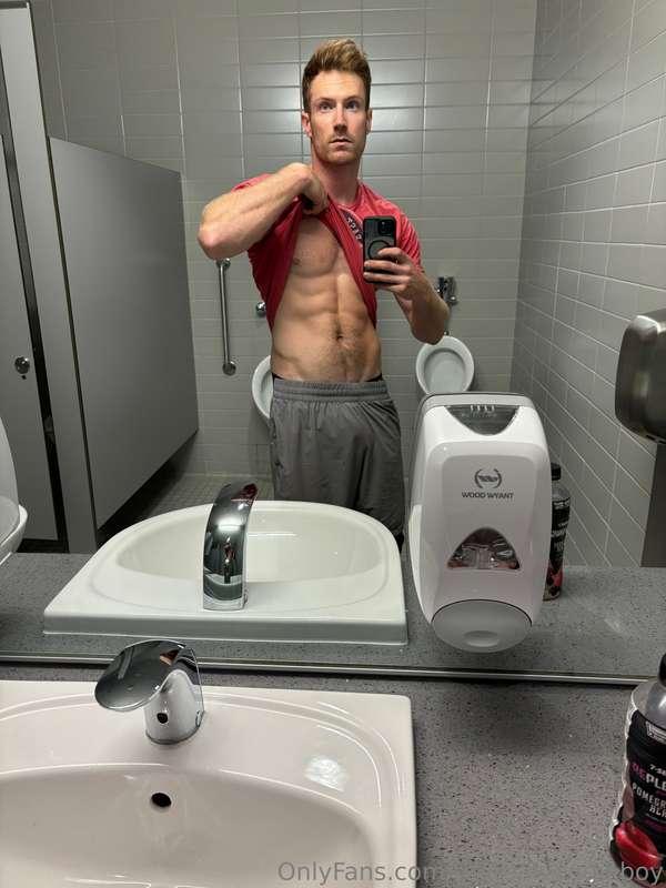 Shameless bathroom selfie