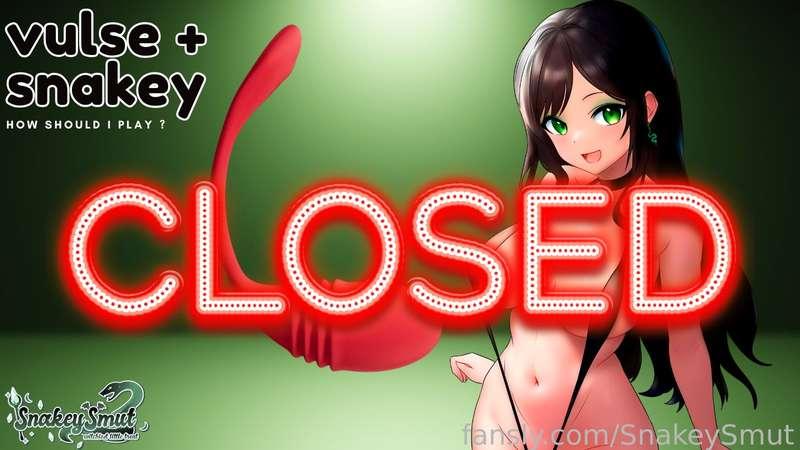 Vulse toy contest submissions are now CLOSED ! thank you ALL so much for the great participation c: whether you left a comment or submitted to me via DM I have all the sexts in a google doc and I'm ready to zoom. Seriously, these are so hot - I can't wait to see which one makes me cum the hardest.

I anticipate I'll be recording this next week (I'm blocking off a whole day so I can pace myself and enjoy the horny vibes .... literally LOL). After that I'll contact the winner and the audio will be posted as a treat for followers and subs! 

If you missed this, I have no doubt I'll do it again in future considering it was WAY more popular than I thought it would be &gt;.&lt; THANK U

xoxo
