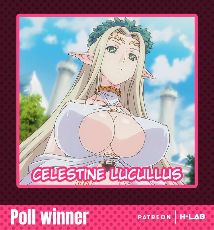 Poll winner Celestine!