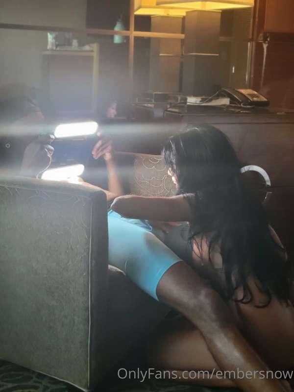 Just some BTS shots from on set with @musaphoenix1   Our sce..