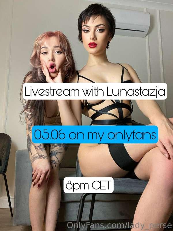 Only two days left to my livestream with @lunastazja 🔥 you h..