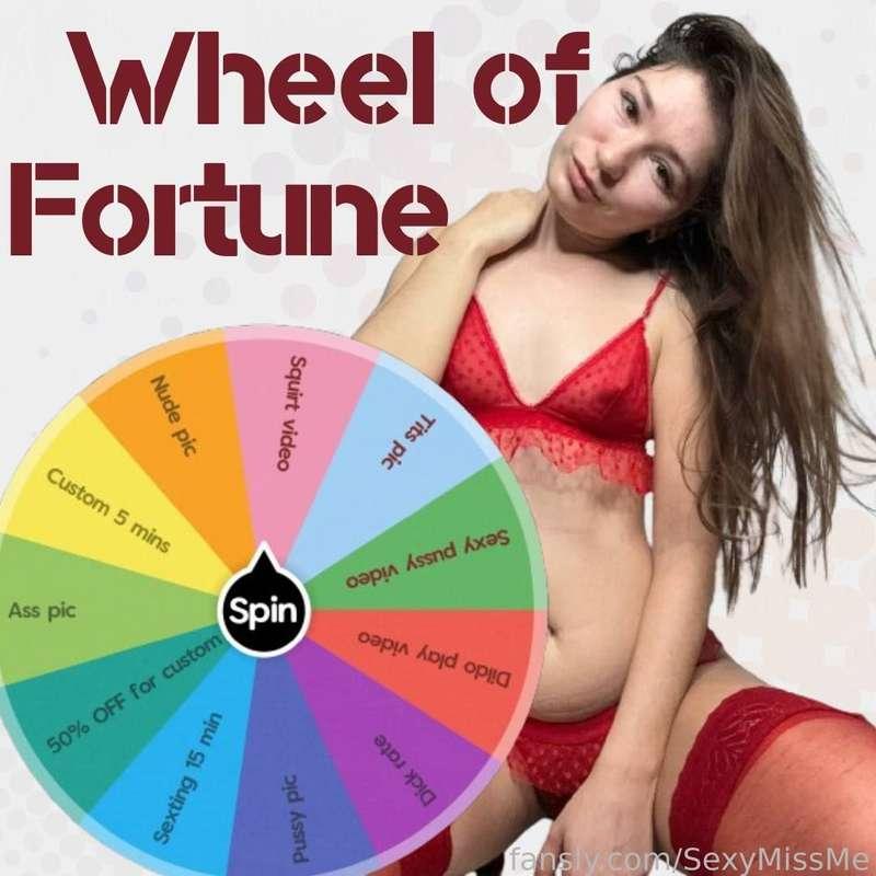 SALE! 3 SPINS FOR $25

NEW Spin wheel with ALL NEW REWARDS!!!

since you all enjoy my spin wheels so much, i’ve created a brand new one!!! 😈 so let’s have some FUN!!!

remember… EVERY SPIN IS A WIN! 😱

1 Spin: $10
2 Spins $20
3 Spins: $25 - SPECIAL SALE

you can either tip below this post or privately in DMs and i’ll send you your spin and rewards 🤭