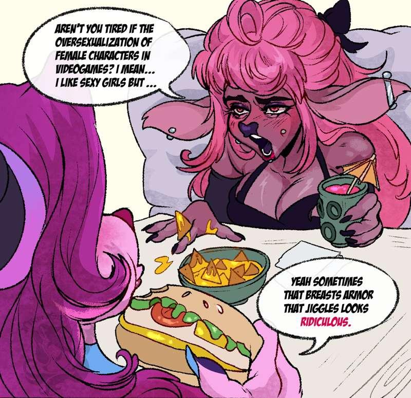 Mini Comic !!💜Goth GF Videogame Avatar💜