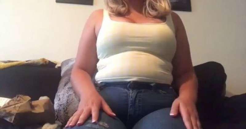 Massive chipotle stuffing in tight clothes