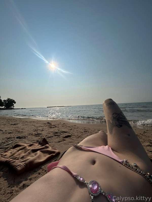 I hope i get a tan ..