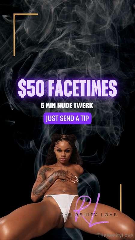 DOING FACETIME ALL DAY/ALL WEEK LONG. I am doing a sale of $..