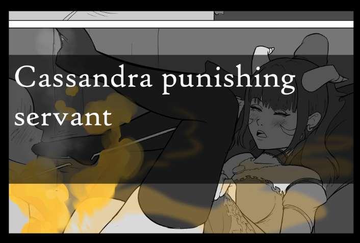 Request: Cassandra farting on disobediant servant