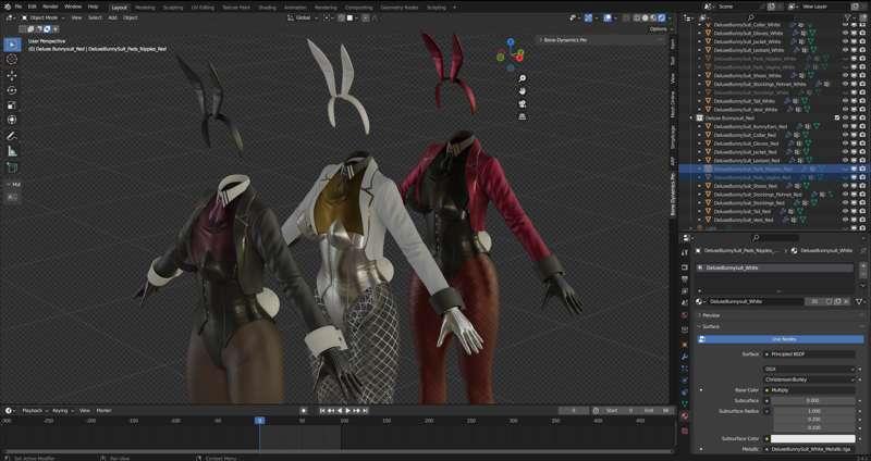 Free Model - Deluxe Bunny Suit