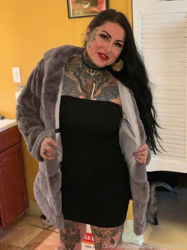 Nothing like a luxurious fur coat on my soft skin.