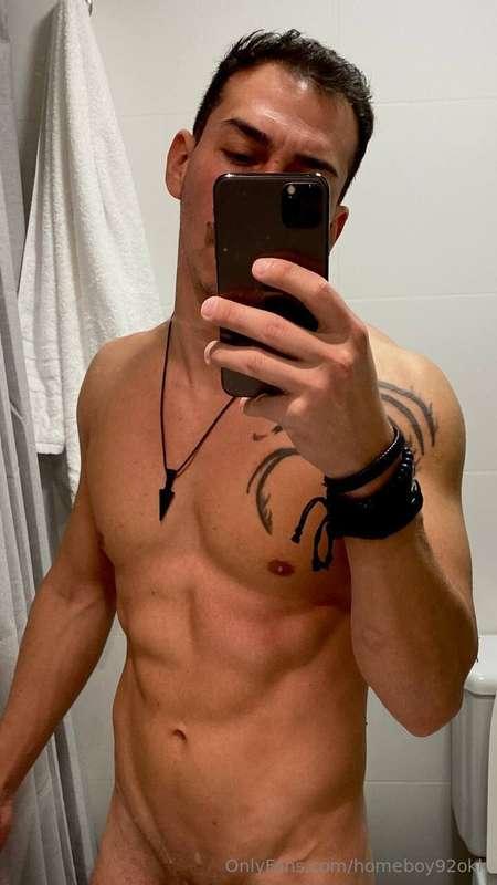 To put it this way, I was bored and I had really big mirror ..