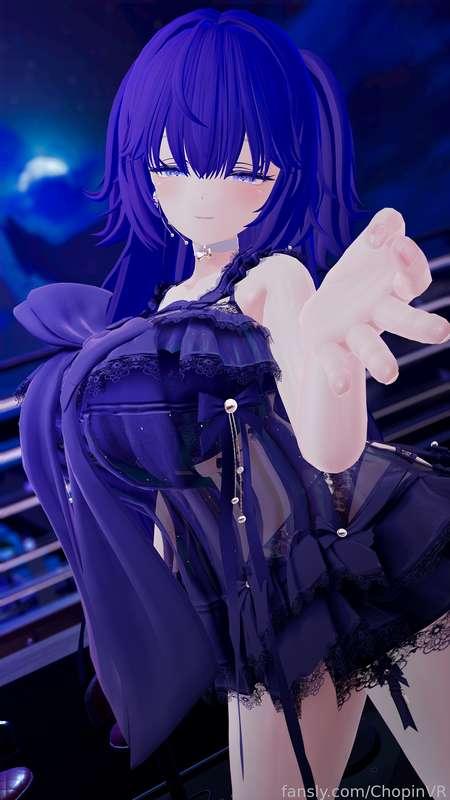 Will you cuddle me tightly tonight? 💜


#vr #vtuber #anime #hentai #lewdtuber #fyp #boobs #butt