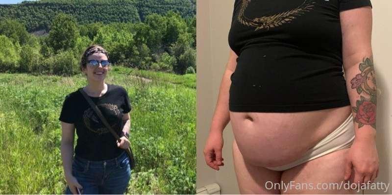 2018 vs 2021 🐷❤️ Think I need some new clothes 🤭