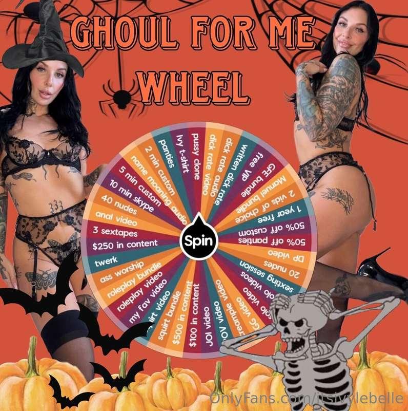 𝐆𝐇𝐎𝐔𝐋 𝐅𝐎𝐑 𝐌𝐄 𝐖𝐇𝐄𝐄𝐋 👻🎃 it’s my favorite time of year! Every s..