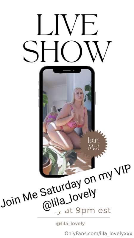 Come see me LIVE TOMORROW at 9pm est on my VIP Account 👉 @li..
