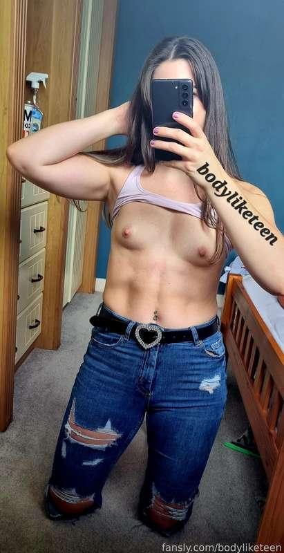 Wanna take it off?🥵💦Bigger tip=bigger reward. From 20$ and more masturbation videos🥰 #grool #wetpussy #piercing #fitgirl #abs #masturbation #petite #hairy #fyp #flatchest #spreadpussy #squirt #gymgirl #musclemommy #smallboobs #lingerie #asshole