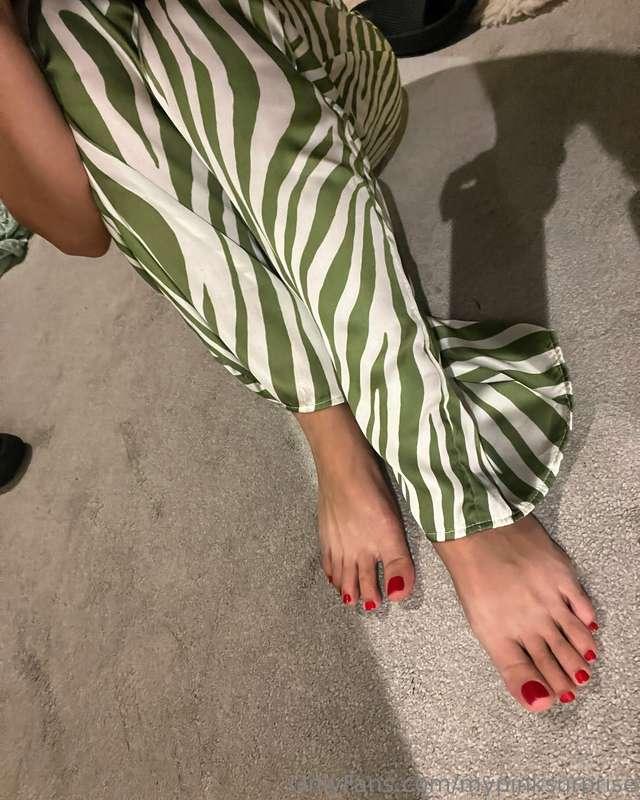 All cosy ready for bed hehe  Devil red is still my favourite..