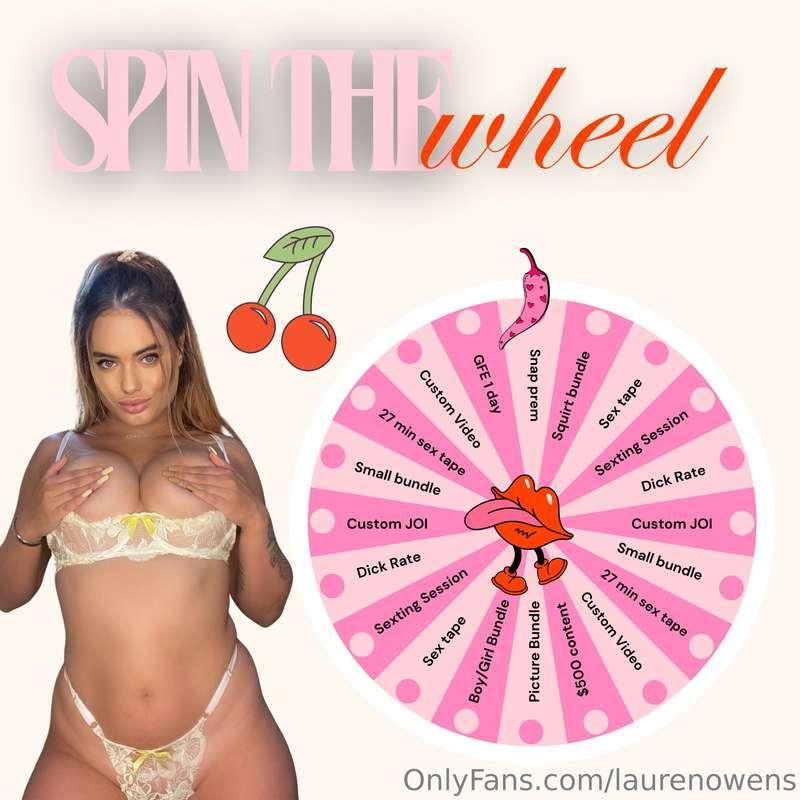 😜 𝙎𝙥𝙞𝙣 𝙢𝙮 𝙬𝙝𝙚𝙚𝙡 𝙗𝙖𝙗𝙮 😜 - Everyones a winner 🏆  1 Spin - $8 2..