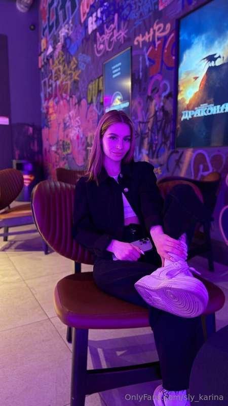 Okay, I’m OBSESSED with this spot! It’s all neon lights and ..