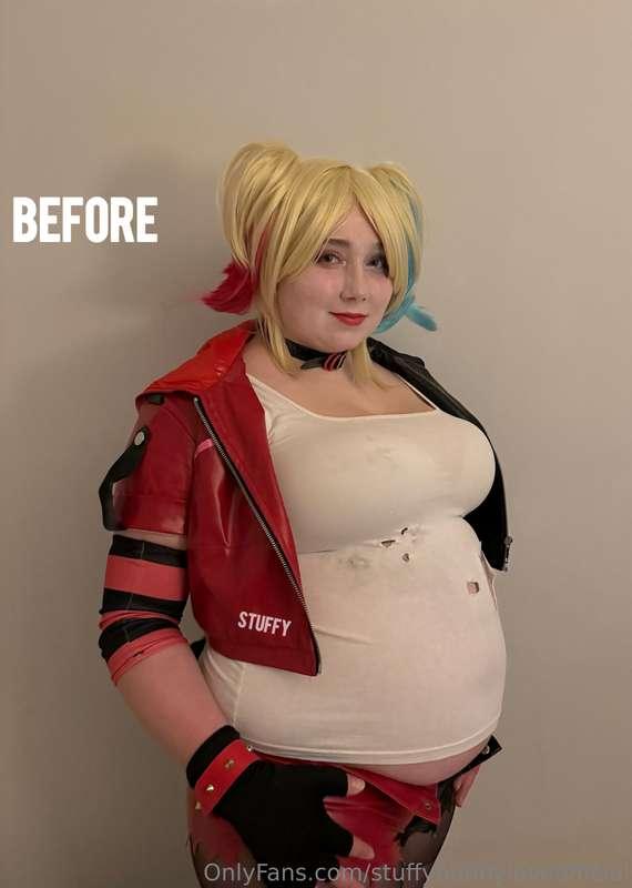 Harley Quinn Stuffing | Before & After Pics