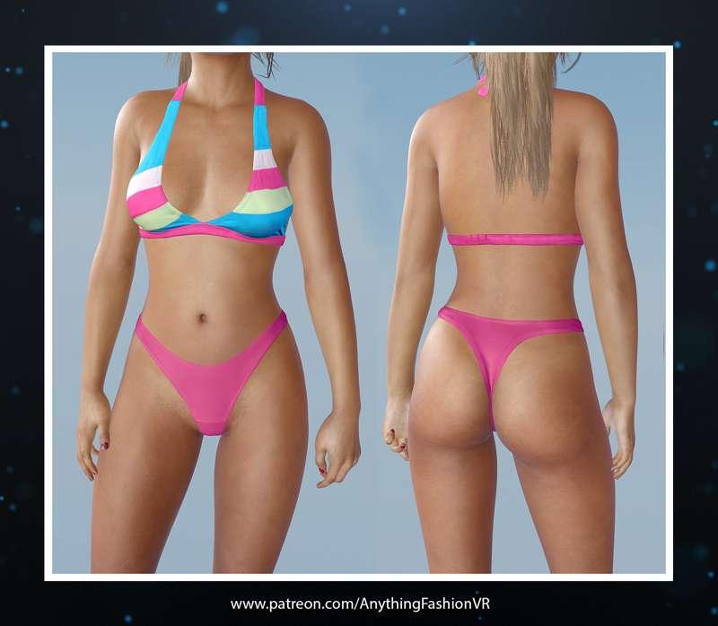 Free Pink bikini bottoms