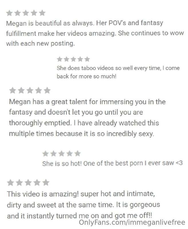 Some of your reviews after watching the exclusive videos ava..