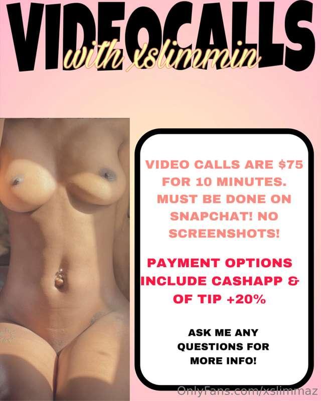 HEY GUYS ❤️ • I DO VIDEO CALLS ONLY ON SNAPCHAT !!!! MUST HA..