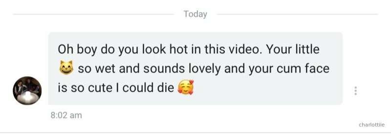 RECENT VIP FEEDBACK 💫💫💫 @charlottiie 🤭