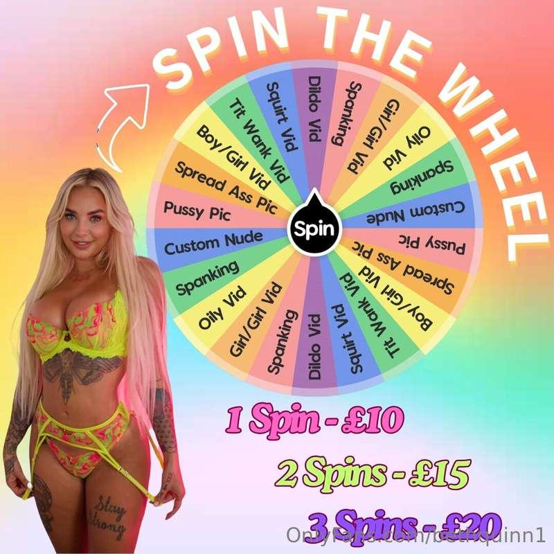 🥇 EVERY SPIN IS A WIN 🥇   Tip this post with the amount of s..