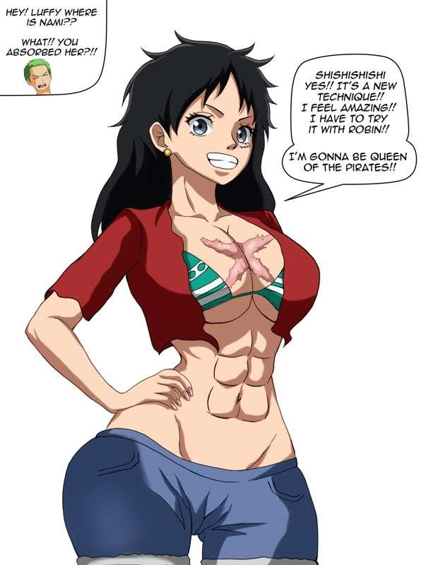 Luffy-Nami absorbed