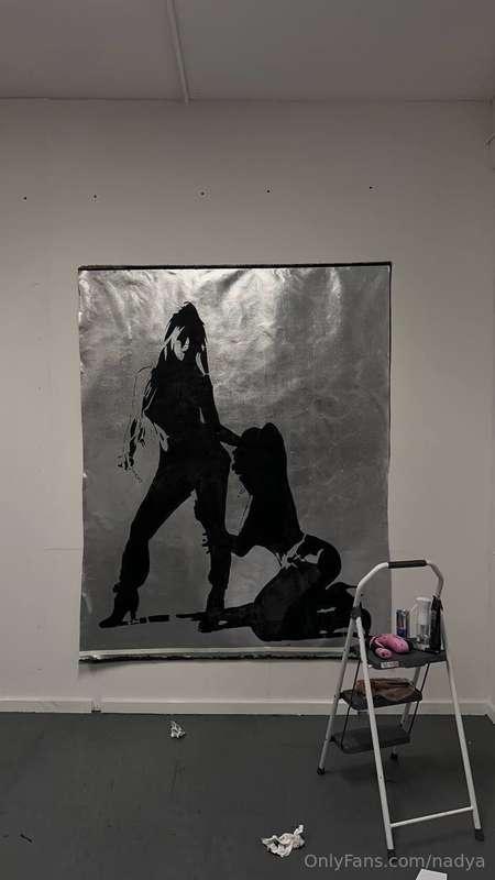 Working on art pieces that are based on the photos i origina..